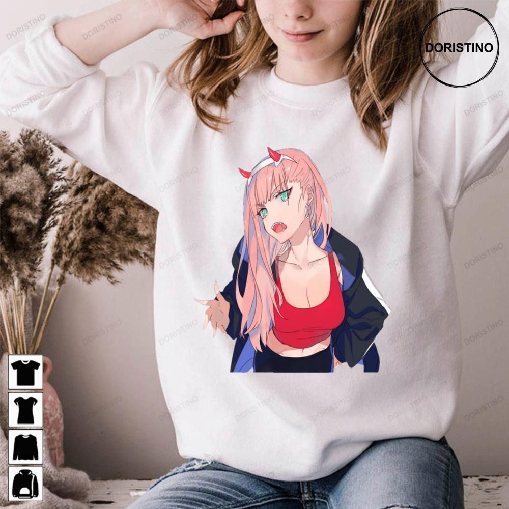 Darling in the franxx merch clearance hoodie